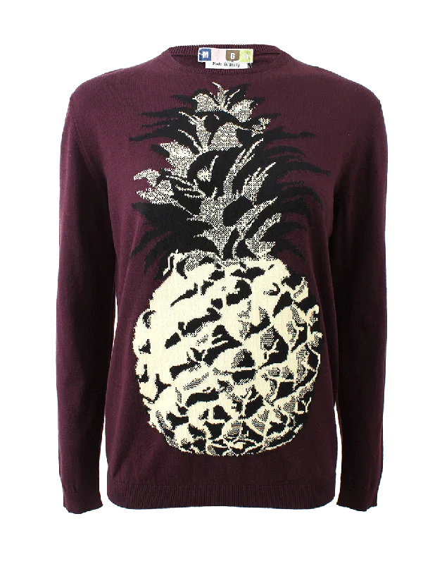 Intarsia Pineapple Knit purpose
