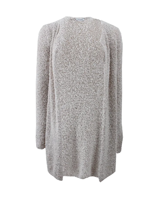 Long Textured Cardigan Stylish Women's Neon