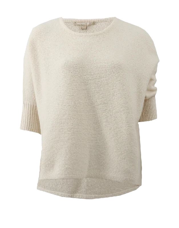 Dolman Sleeve Crewneck Feminine Women's Style 