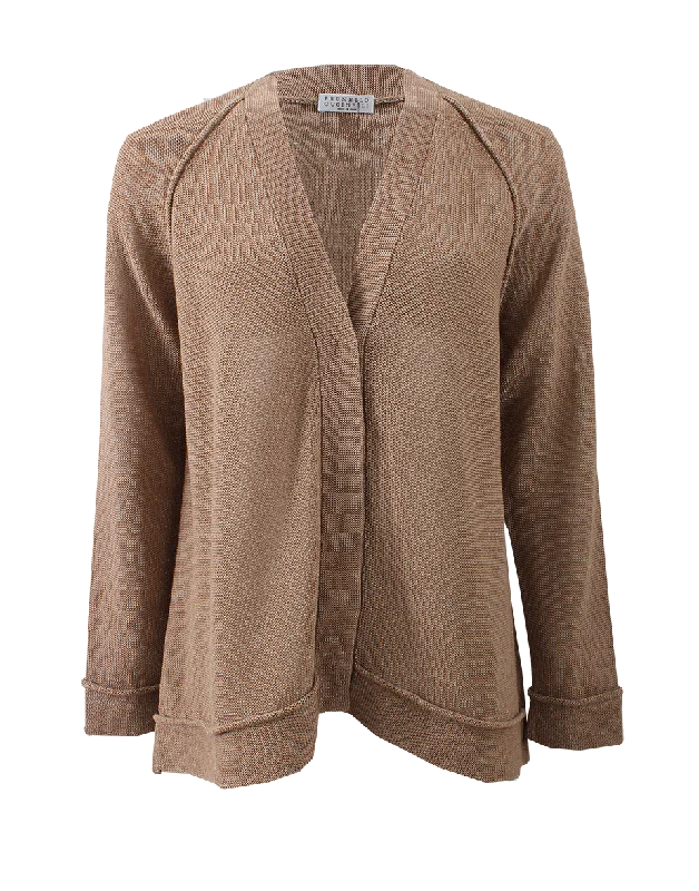 Cotton Lurex Cardigan Dynamic Women's Moto