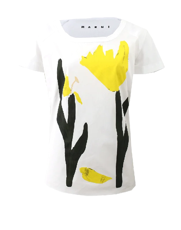 Tulip Tee Shirt Monochromatic All - in - one