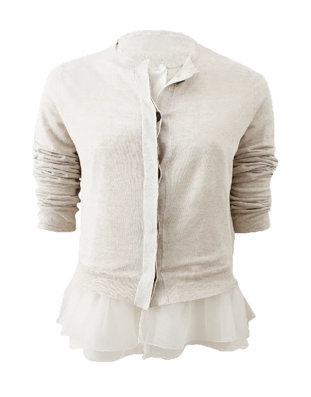 Flutter Hem Cardigan garde