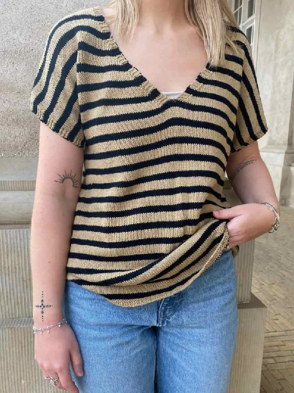Retro summer top by Önling, knitting pattern garde