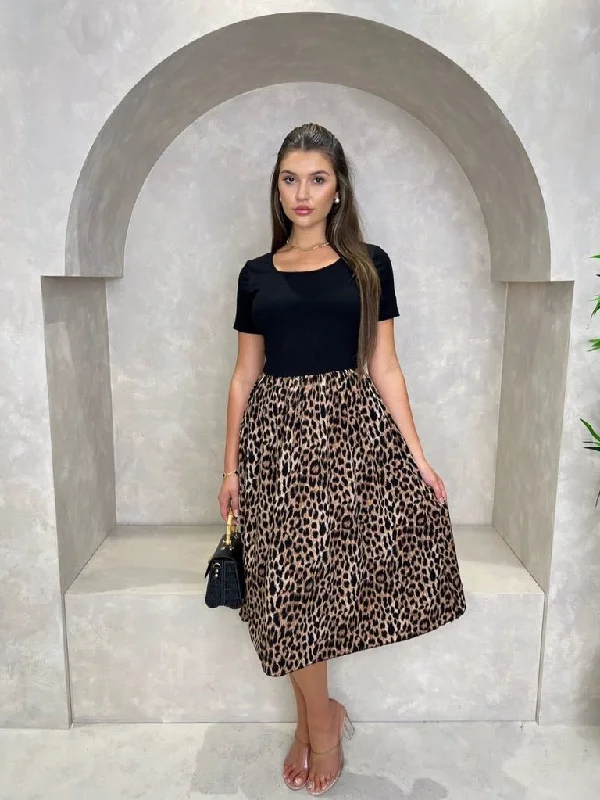 Short Sleeve Puff Midi Dress Australian Beach