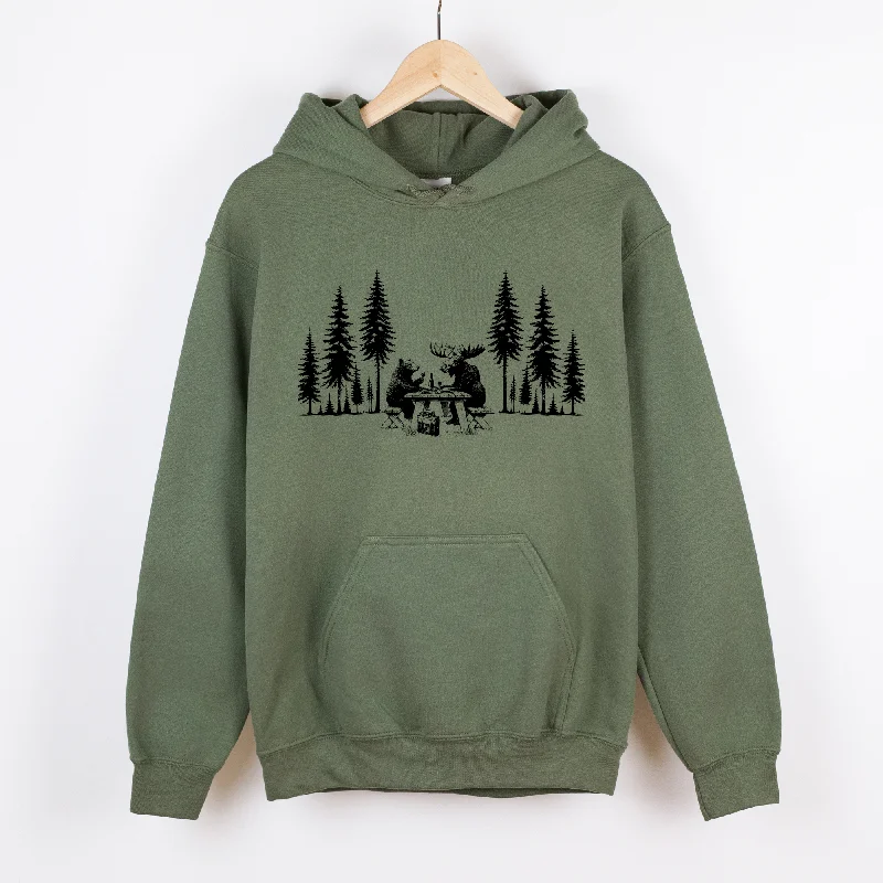 Wildlife Picnic Gildan Crewneck or Hoodie Sweatshirt *UNISEX FIT*