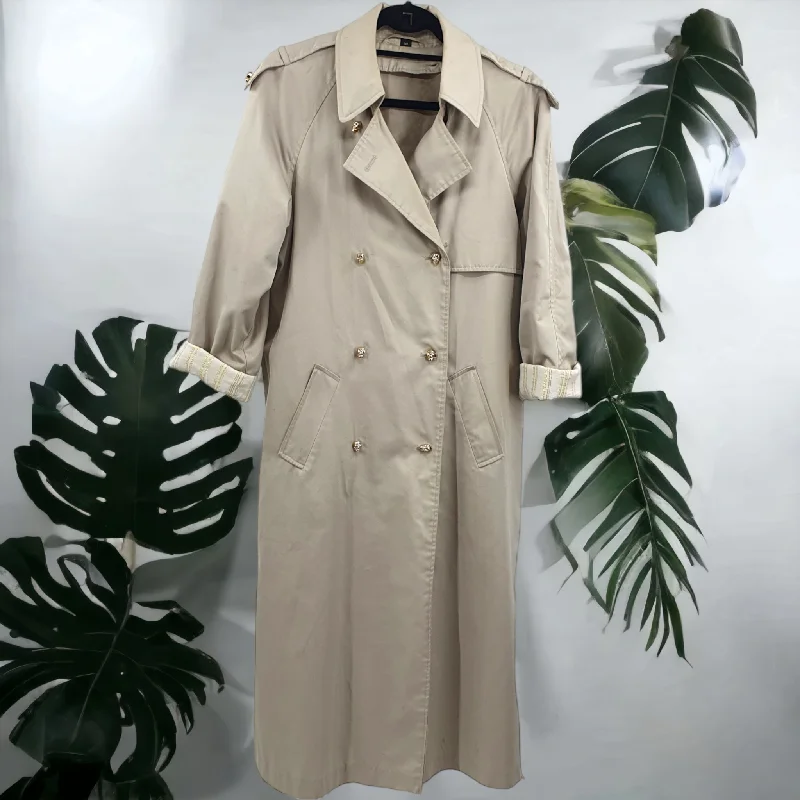 Re-Fashioned Stud & Skull Trench Coat - M/L - House of Fraser, Le Mac garde