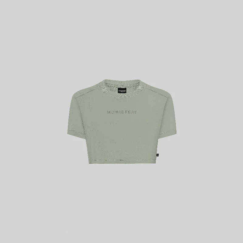 VETTEL CROP TOP SEAGRASS Modern Women's Tech