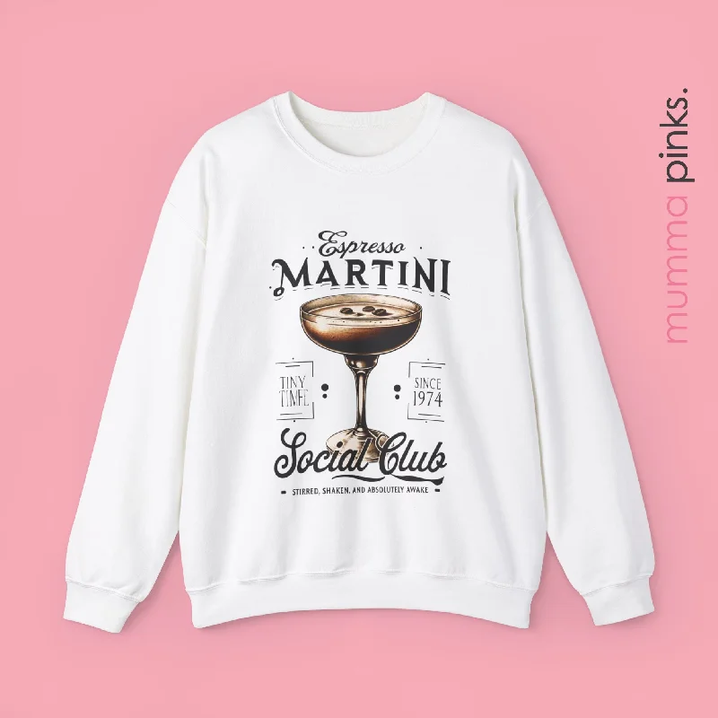 Espresso Martini Social Club Sweatshirt Practical Women's Quick - dry