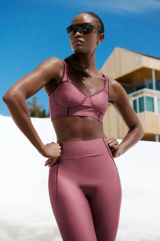 Airlift Redefine Bra - Burgundy Truffle/Black European