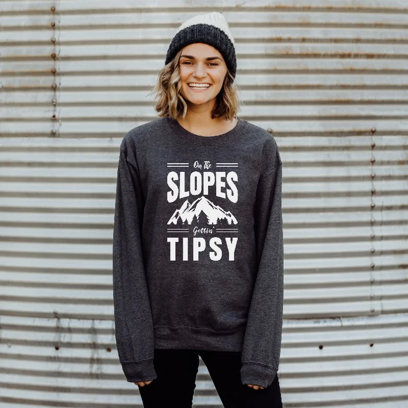On The Slopes Getting Tipsy Skiing and Snowboarding Sweatshirt - Super Soft Gildan Hoodie or Crewneck *UNISEX FIT* Scandinavian On The Slopes Getting Tipsy Skiing and Snowboarding Sweatshirt - Super Soft Gildan Hoodie or Crewneck *UNISEX FIT* Scandinavian