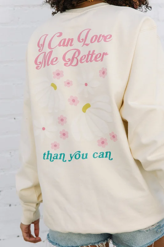 I Can Love Me Better Sweatshirt Stylish Women's Neon