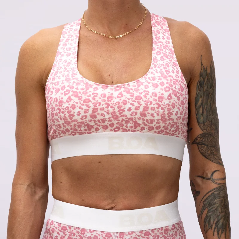Women's Fly Sports Bra - Leopard Stylish Women's Tropical 