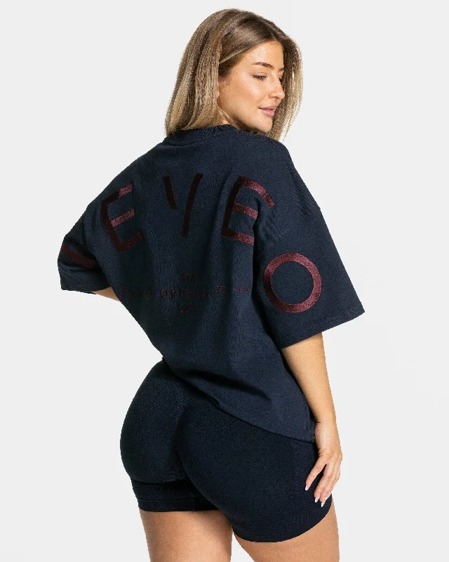 Signature Oversized T-Shirt "Midnight" Earthy Women's Hemp - based