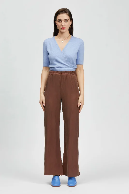 Paz Pant Chocolate Relaxed Women's 