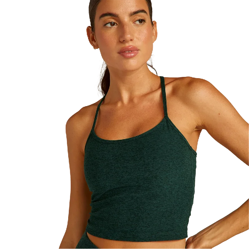 Women's Spacedye Slim Racerback Cropped Tank garde
