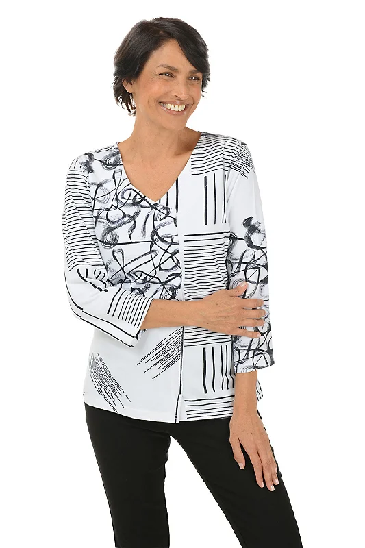 Petite Belle Surplice V-Neck Knit Top Hip Women's Urban
