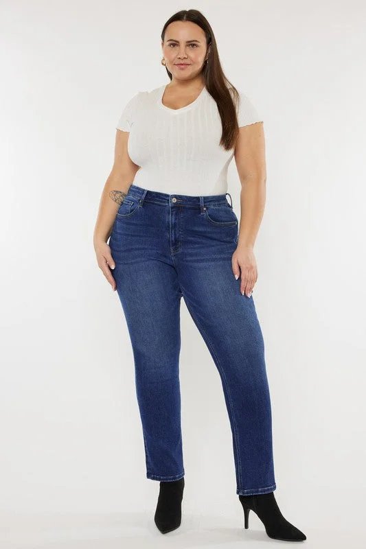 Plus Open Pack Slim Straight Jeans Sustainable Organic