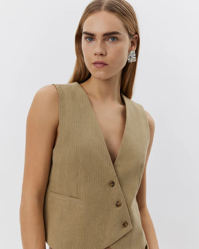 MARLEYSW VEST - Light camel Disco