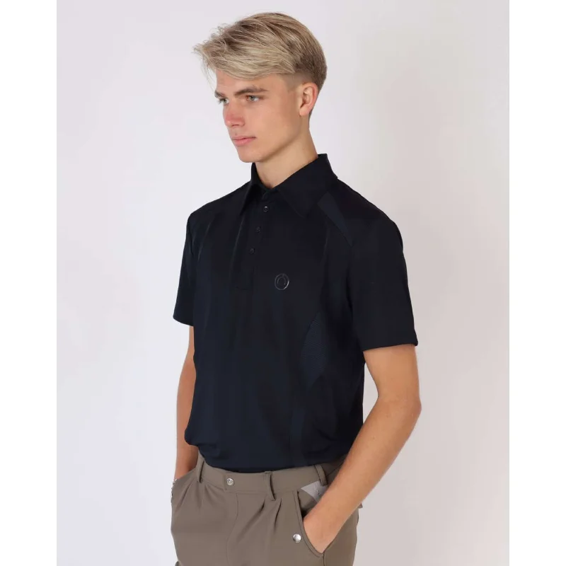 Montar Polo Side Panels Bleu Foncé Sharp Women's Italian