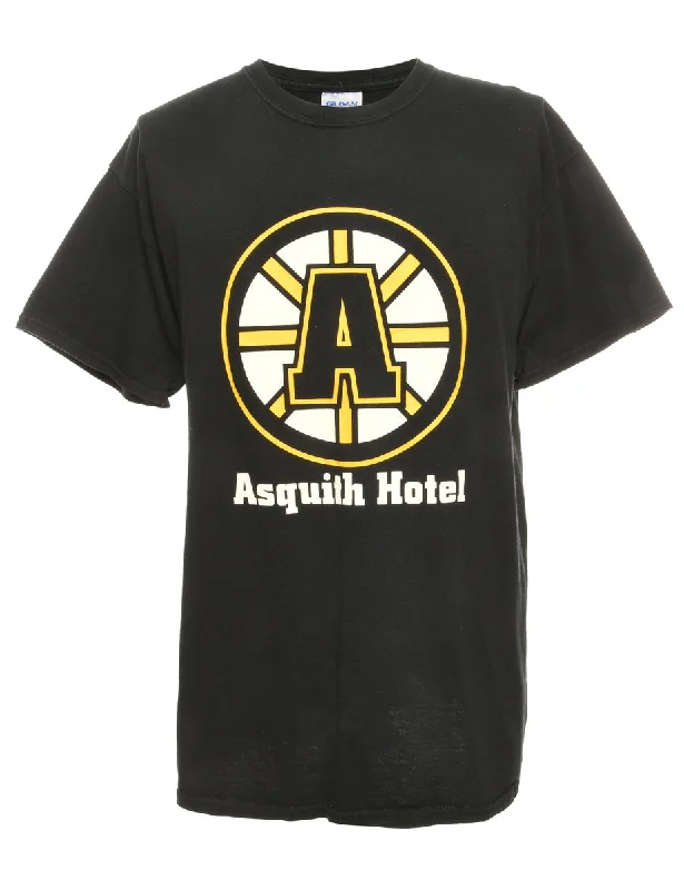 Asquith Hotel Printed T-shirt - M Sleek Women's Metallic
