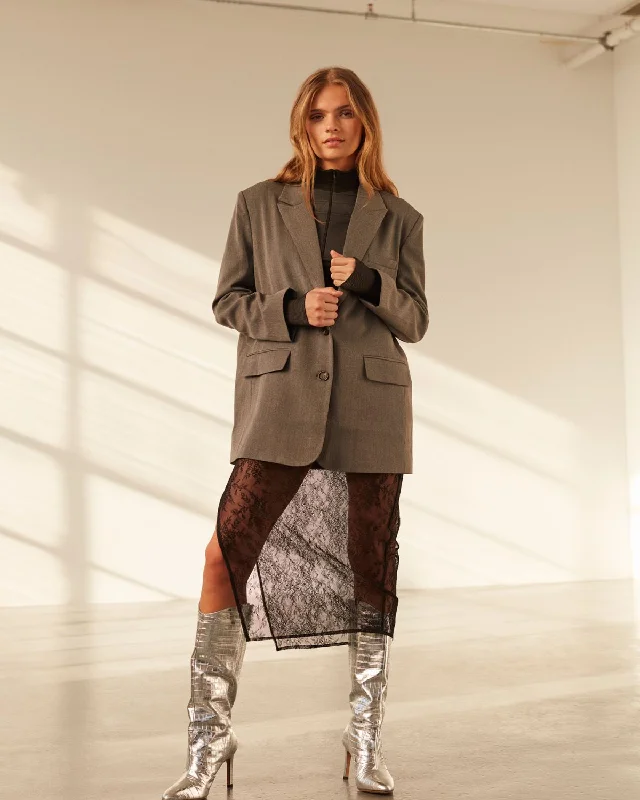 AlanaSW Blazer - Dark grey Cool Women's Distressed