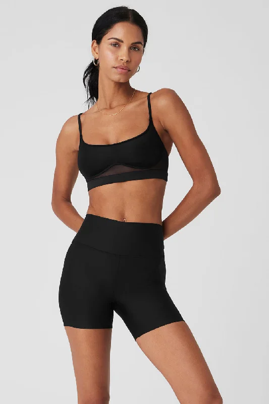 Molded Engage Bra - Black Classic Women's Pin - striped