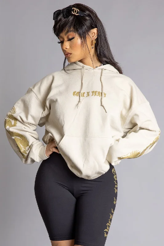迷你 Medi Dragon 连帽衫 Hip Women's Retro