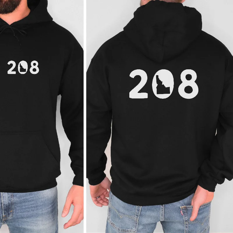 208 Idaho Pocket & Back Logo Sweatshirt *UNISEX FIT* Preppy Women's College