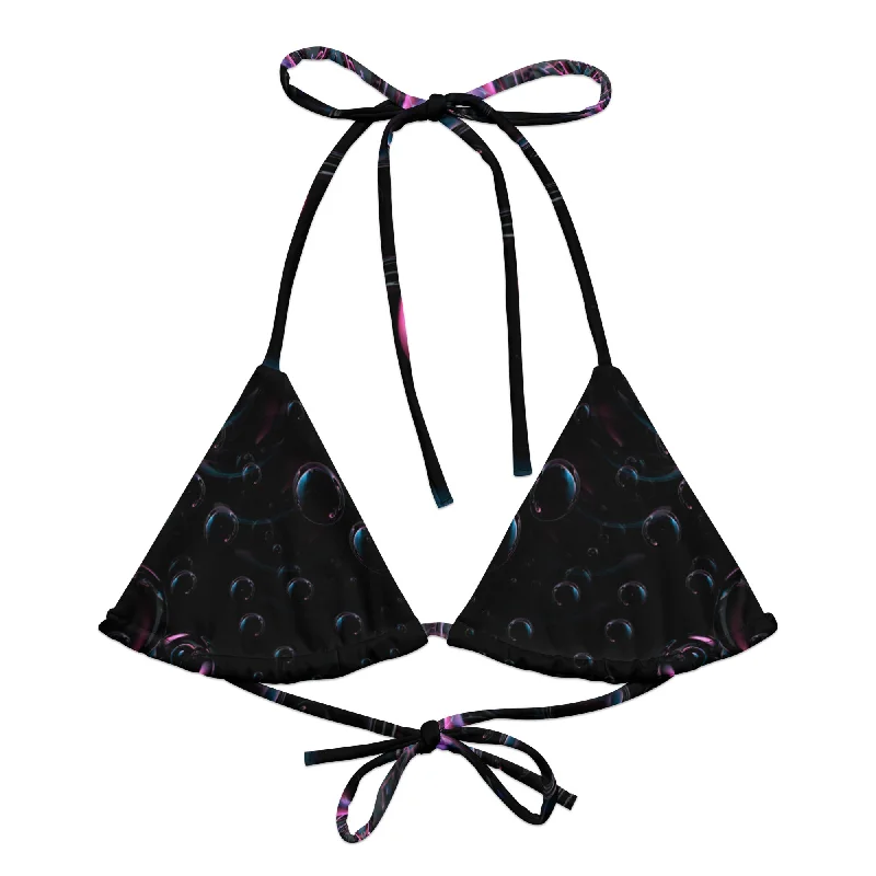 Bubble Control Bikini Top Monochromatic All - in - one