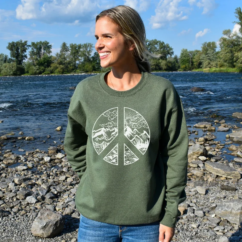 Peace Sweatshirt *UNISEX FIT* Bold Women's Animal Print