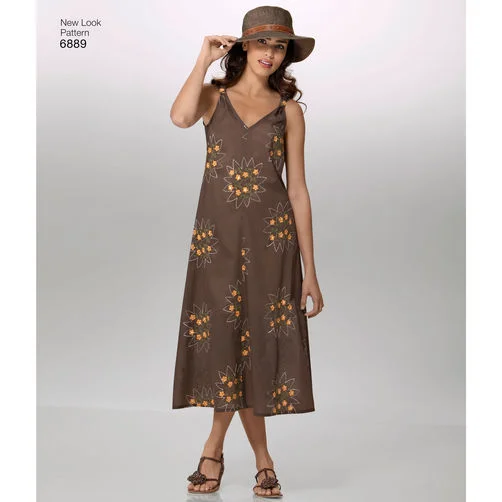 New Look Dresses N6889 Vintage Women's 1970S 