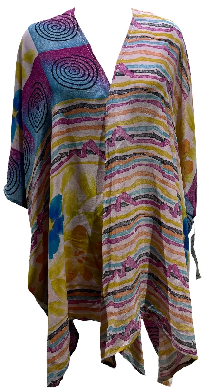 PRC5216 Avatar Pure Silk Cardigan Minimalist Women's Casual