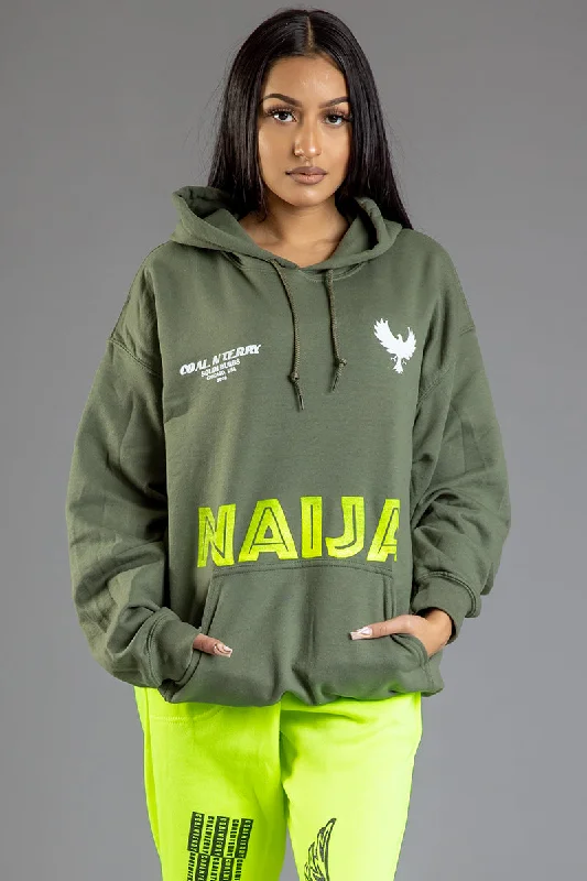 大麻 TEAM NAIJA 连帽衫 Elegant Women's 
