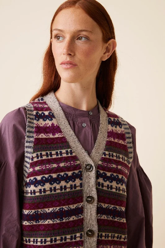 Cardigan Pauline N°204 Multicolor Athletic Women's High - 
