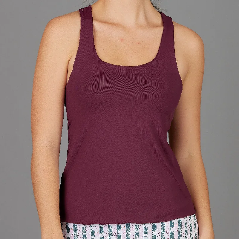 Stripes Basic Top (plum)