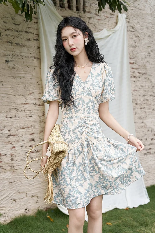 Women's Floral Midi Dress Confident Women's Power