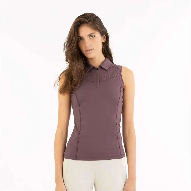 BR Polo Isa Sans Manche Huckleberry Refined Women's Velvet