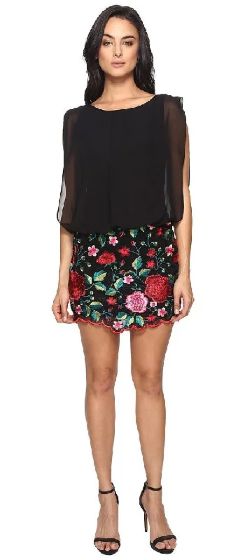 Aidan Mattox - MN1E200551 Blouson Embroidered Dress Australian Beach