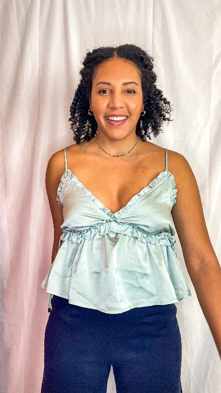 Helena Ruffle Spaghetti Top Adventure