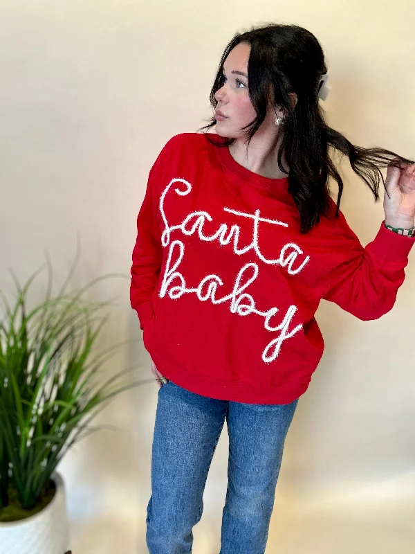 Santa Baby Sweater Rugged Women's Outdoor 