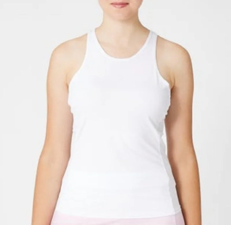 InPhorm Bailey Tank - White Earthy Women's Hemp - based