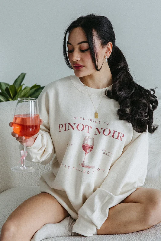 Pinot Noir Sweatshirt In Ivory