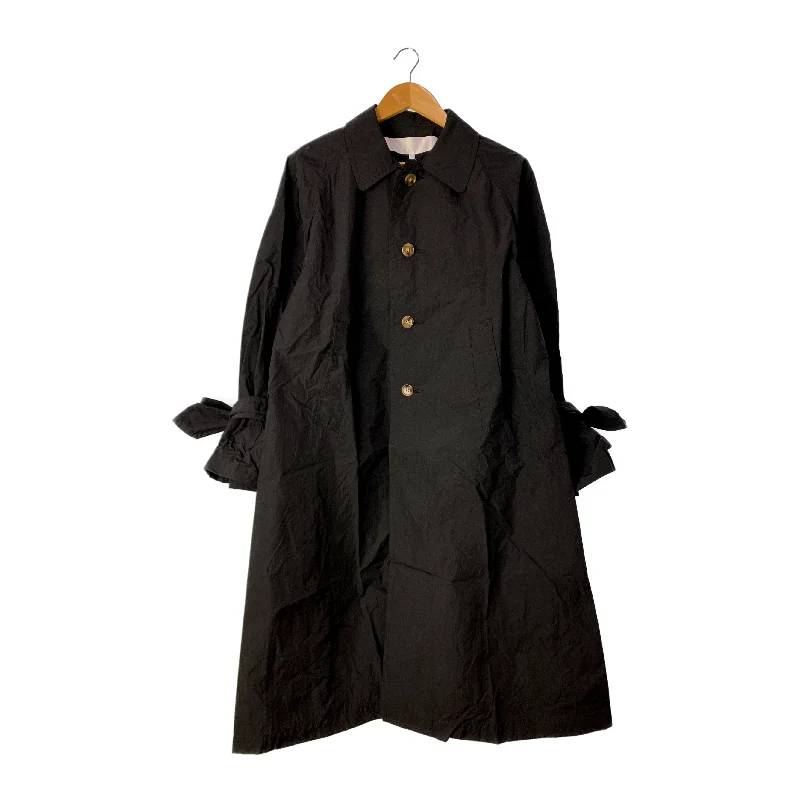 Tao COMME des GARCONS/BalCollar Coat/M/Black/Nylon/TK-C003 Country