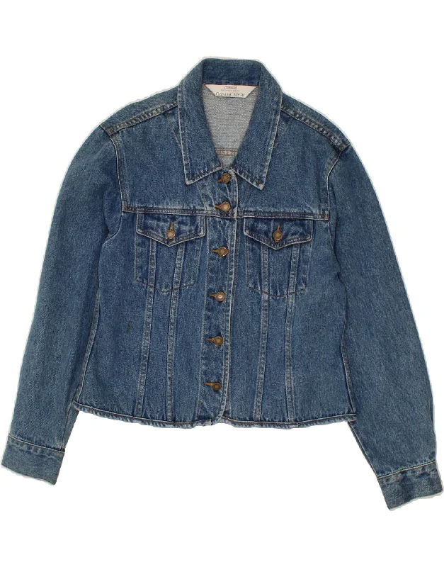 ST. BERNARD Womens Denim Jacket UK 14 Large Blue Cotton British Gentlewoman Style