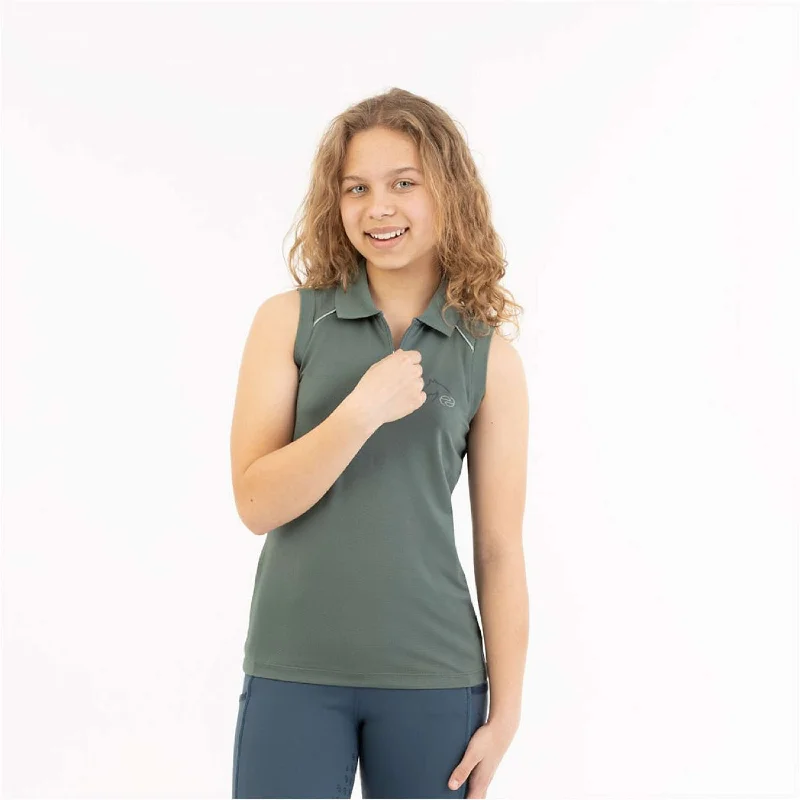 BR Polo Eevolv Ilona Sans Manche Balsam Green Bold Women's Animal Print