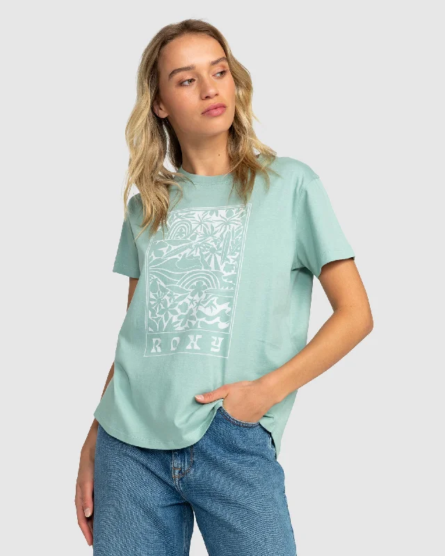 Womens The Beach Sand T-Shirt Vintage Women's 1970S 