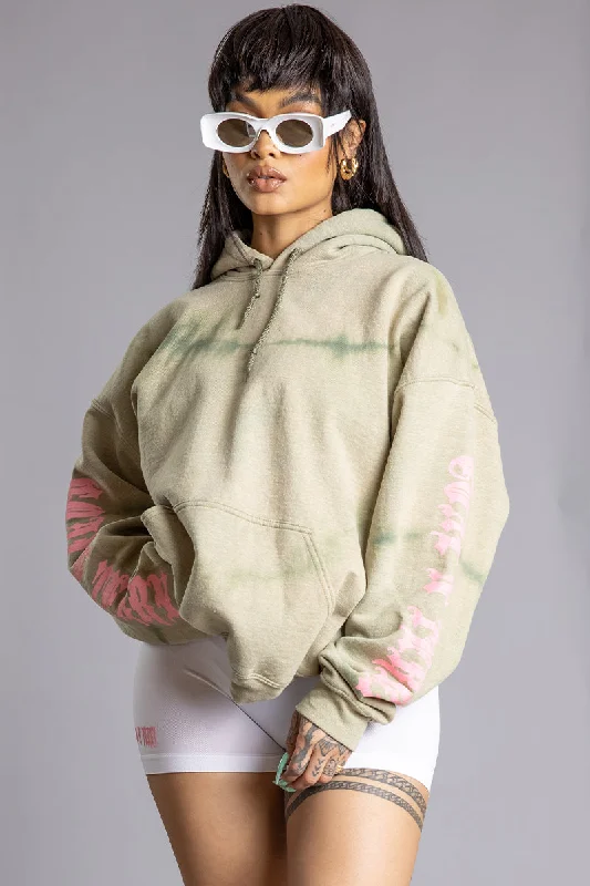 染色 Trap 连帽衫 Classic Women's Pin - striped