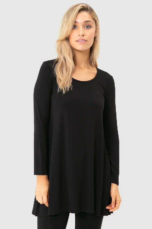Leanne Tunic - Black Sustainable Organic
