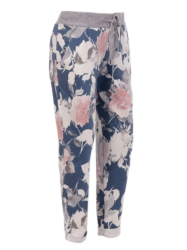 Italian Floral Print Jogger (3 colours up to size 20)