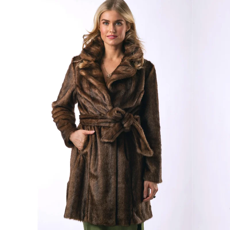 Mink Trench Casual Women's Japanese 